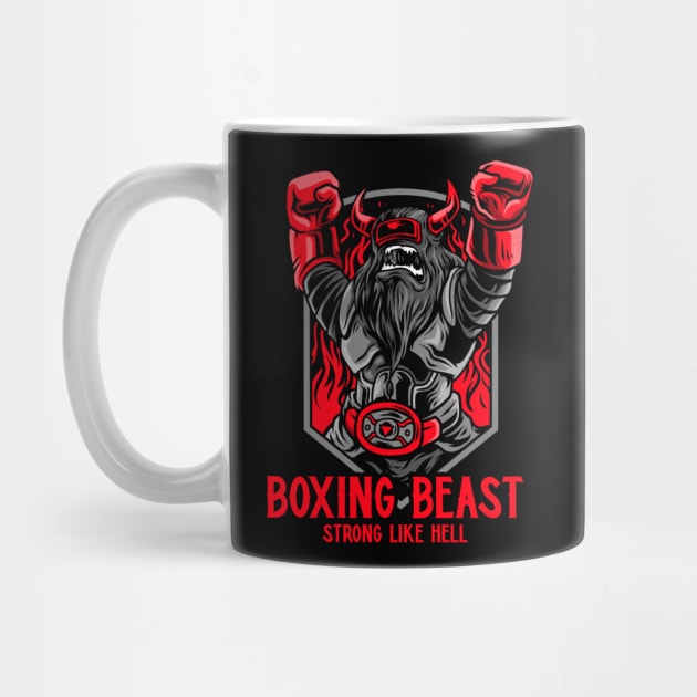 Boxing Beast Strong Like Hell by Sanworld